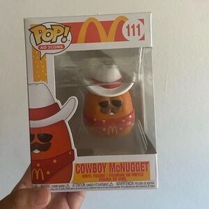 Funko Pop Ad Icons Cowboy McNugget with White Hat and Orange Body